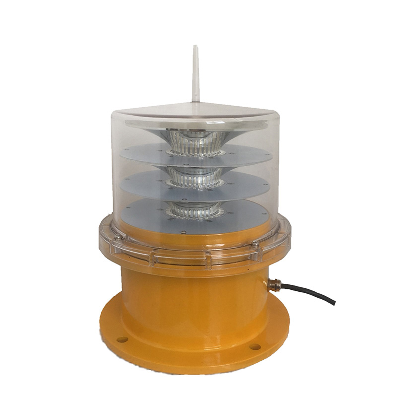 WH-180B型中光強(qiáng)長壽命碟態(tài)冷光源航空障礙燈、高樓信號(hào)燈塔橋涵煙囪示燈