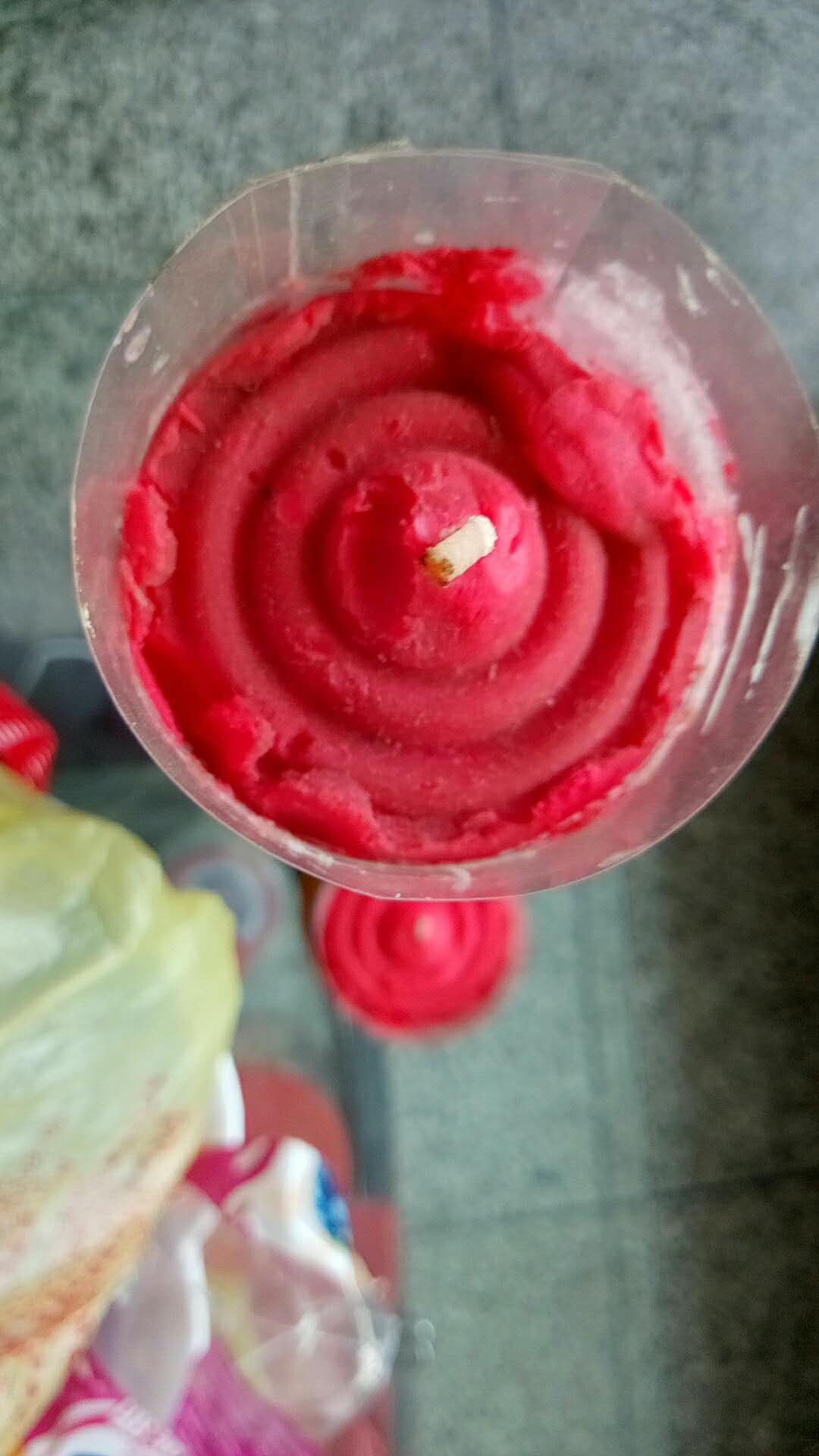 蠟燭熒光粉大紅