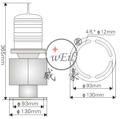 PLZ-3JL(GPS)型無線同步閃光LED航空B型中光強(qiáng)障礙燈、航空障礙燈民航高樓頻閃信號燈