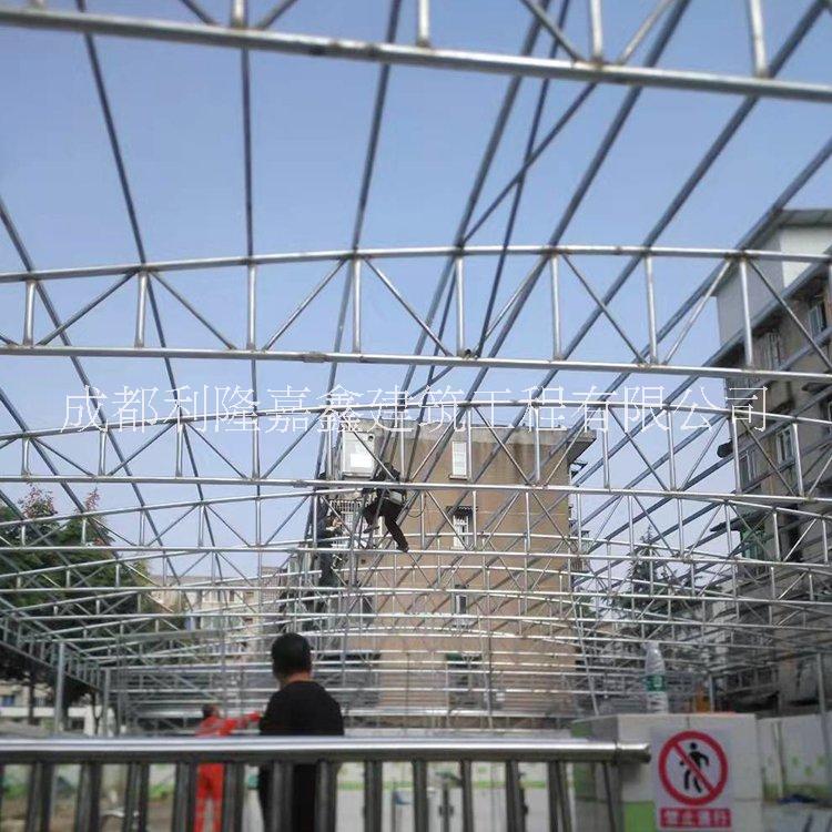 彩钢厂房大棚 钢结构厂房 温室蔬菜水果彩钢雨棚 钢筋加工简易大棚