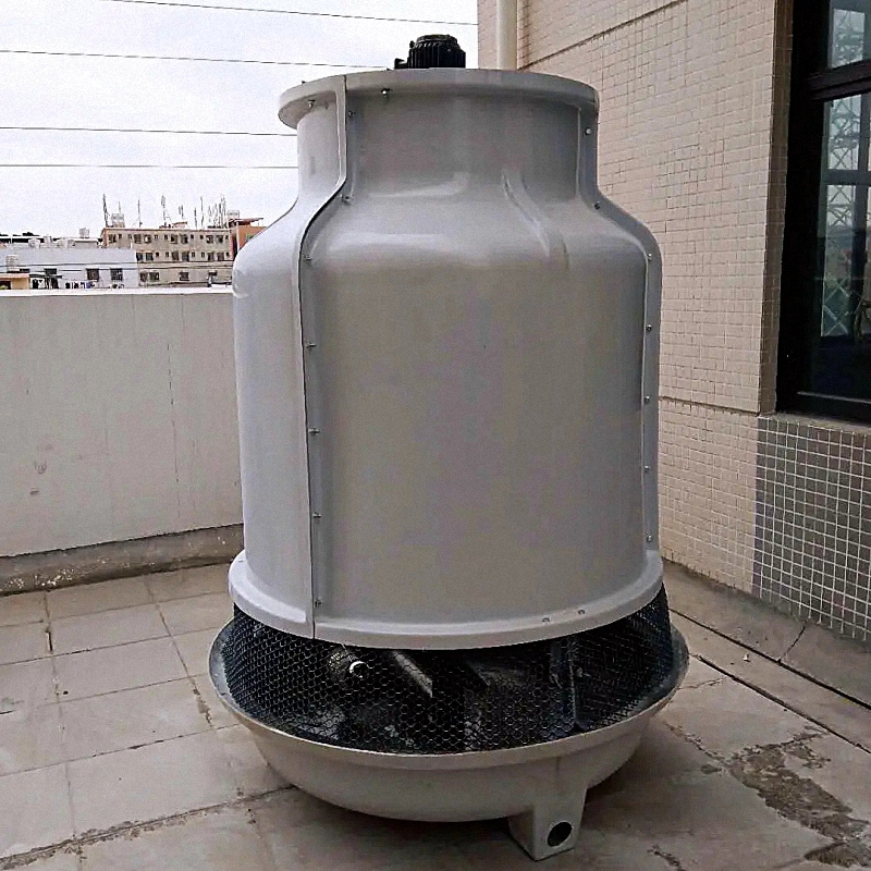 工業(yè)冷水機(jī)20噸冷卻塔 20t玻璃鋼圓形冷卻塔 廠家批售 整臺出貨