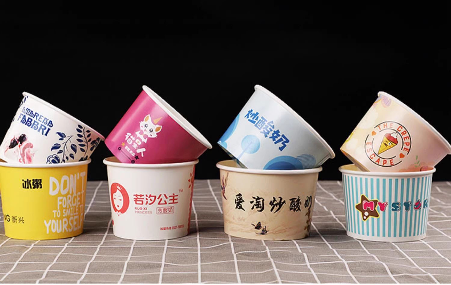福建泉州冰淇淋紙碗雪糕杯冰激凌碗蛋糕紙碗