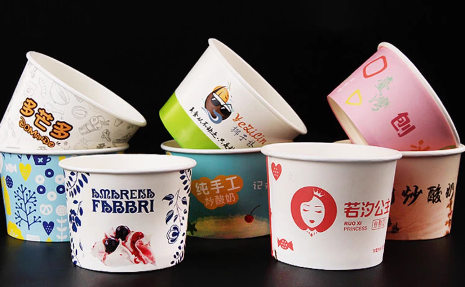 福建泉州冰淇淋紙碗雪糕杯冰激凌碗蛋糕紙碗