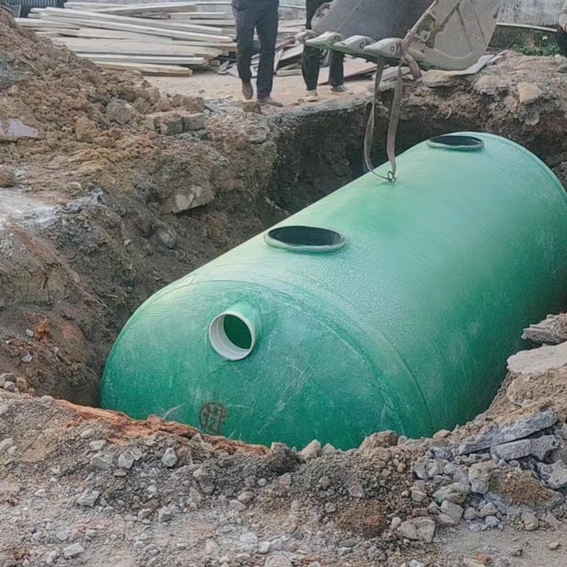 玻璃鋼污水池 一體化污水處理設(shè)備 小區(qū)污水池 玻璃鋼化糞池