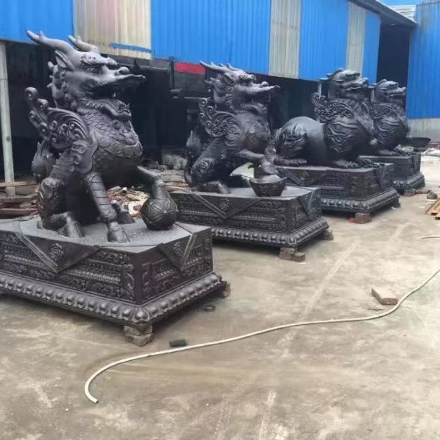 動物雕塑 銅麒麟定制 銅麒麟加工廠家