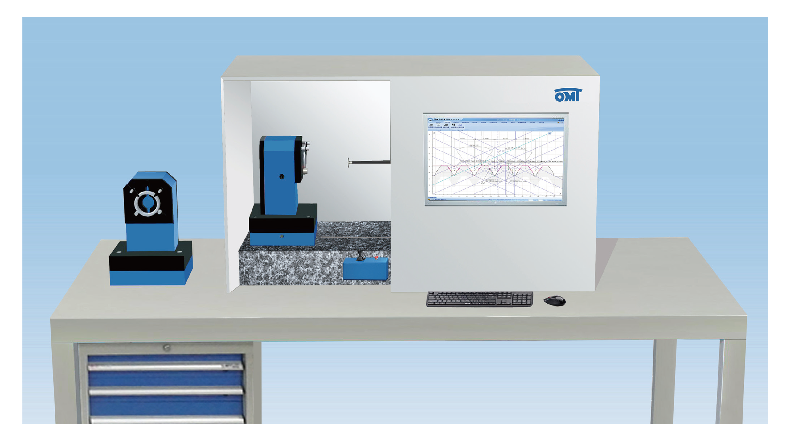 高精度測量儀器 螺紋測量機\OMT 精選德瑞華測量技術(shù) 專業(yè)制作  車間工廠 實驗室