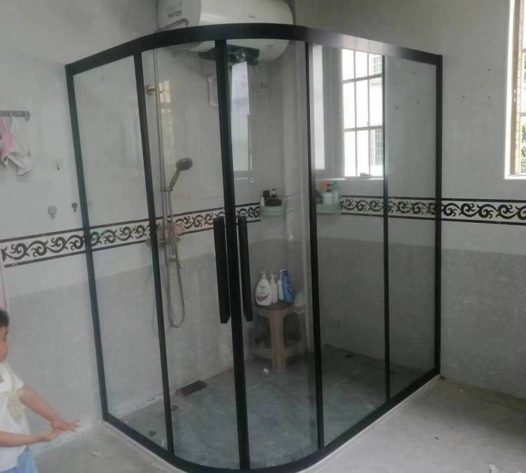 華爵仕衛(wèi)浴  支持定制 極窄304不銹鋼淋浴房 干濕分離