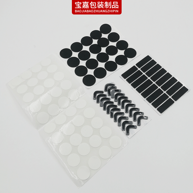 3m背膠硅膠膠墊 黑色自粘橡膠墊減震墊片圓形泡棉防滑eva腳墊加工