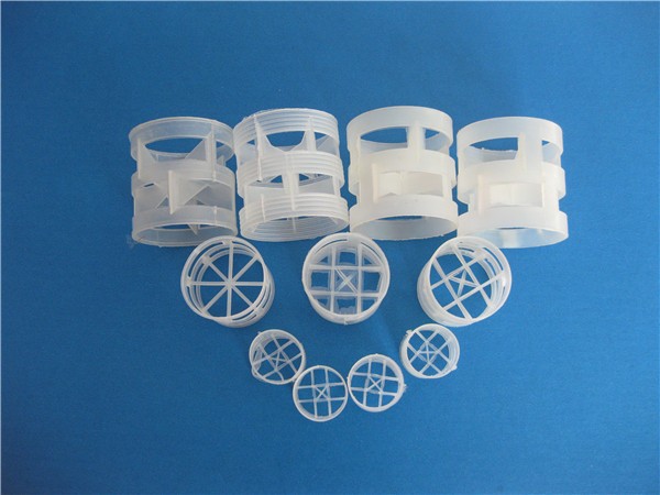 PVDF鮑爾環(huán)填料 各種廢氣塔用PP塑料鮑爾環(huán)填料