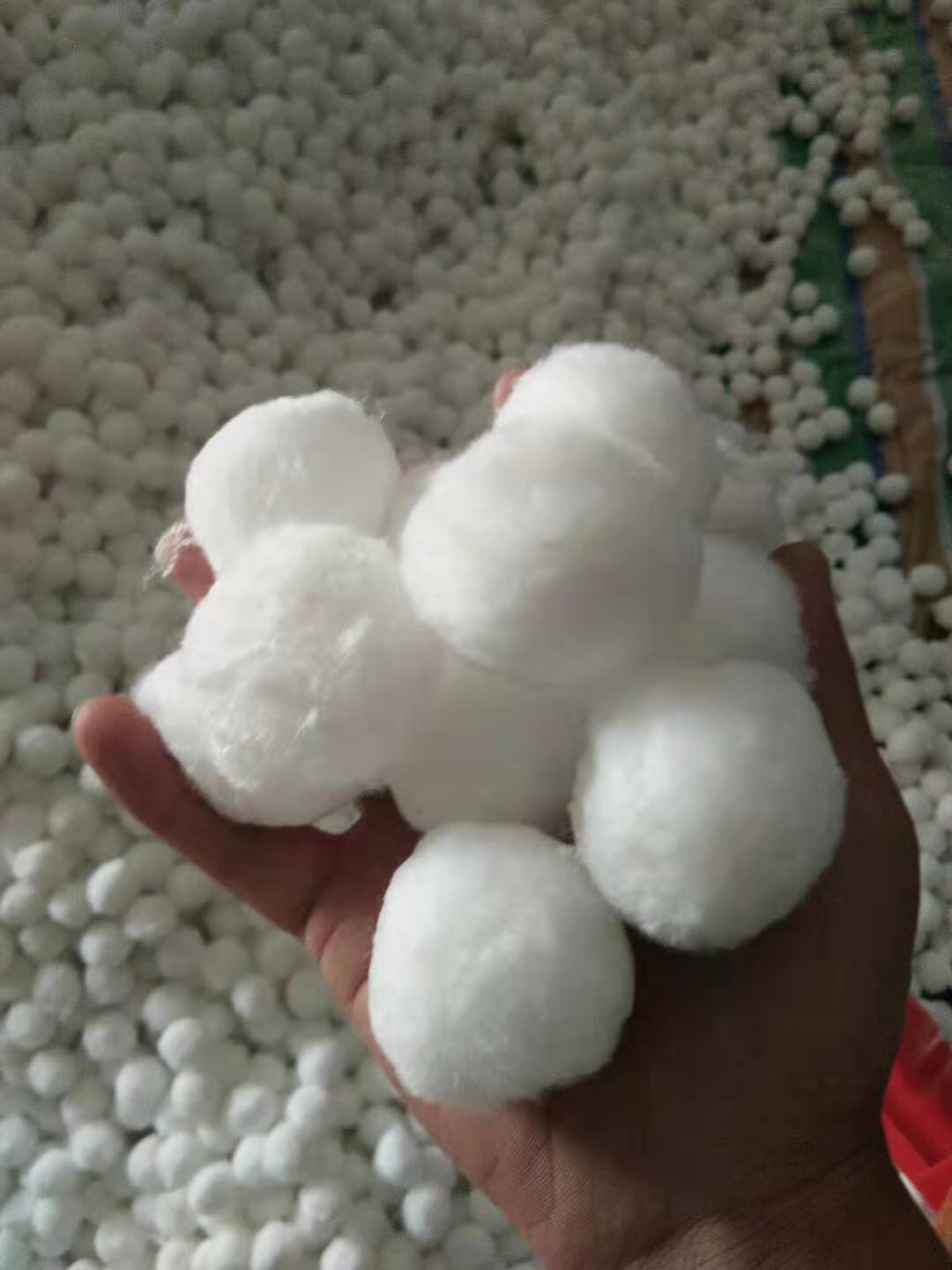 供應(yīng)纖維球濾料 纖維球濾料的制作過程 除油濾料 油水分離改性纖維球濾料