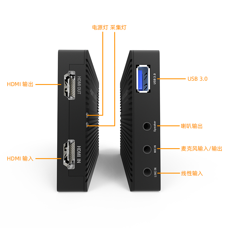 深圳靈卡LCC380高清HDMI轉(zhuǎn)USB3.0音視頻采集卡直播環(huán)出數(shù)據(jù)采集混音