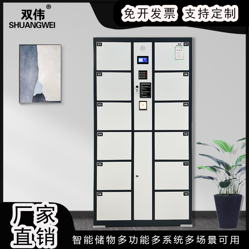 重慶鋼制電子十二門存包柜超市商場可用批發(fā)廠商