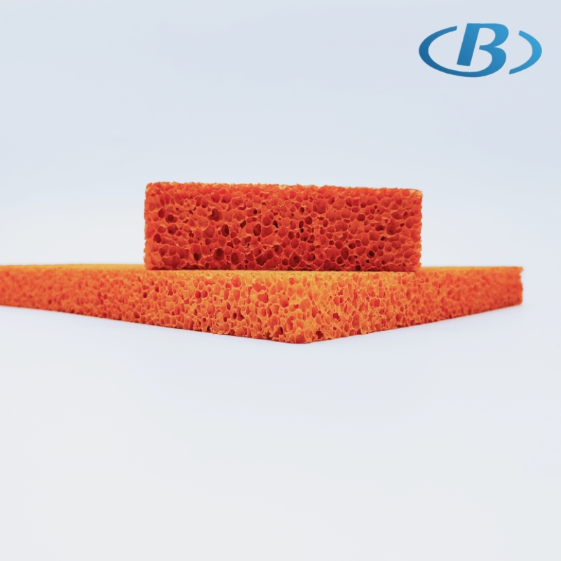 高密度天然膠發(fā)泡板快回彈硅膠海綿