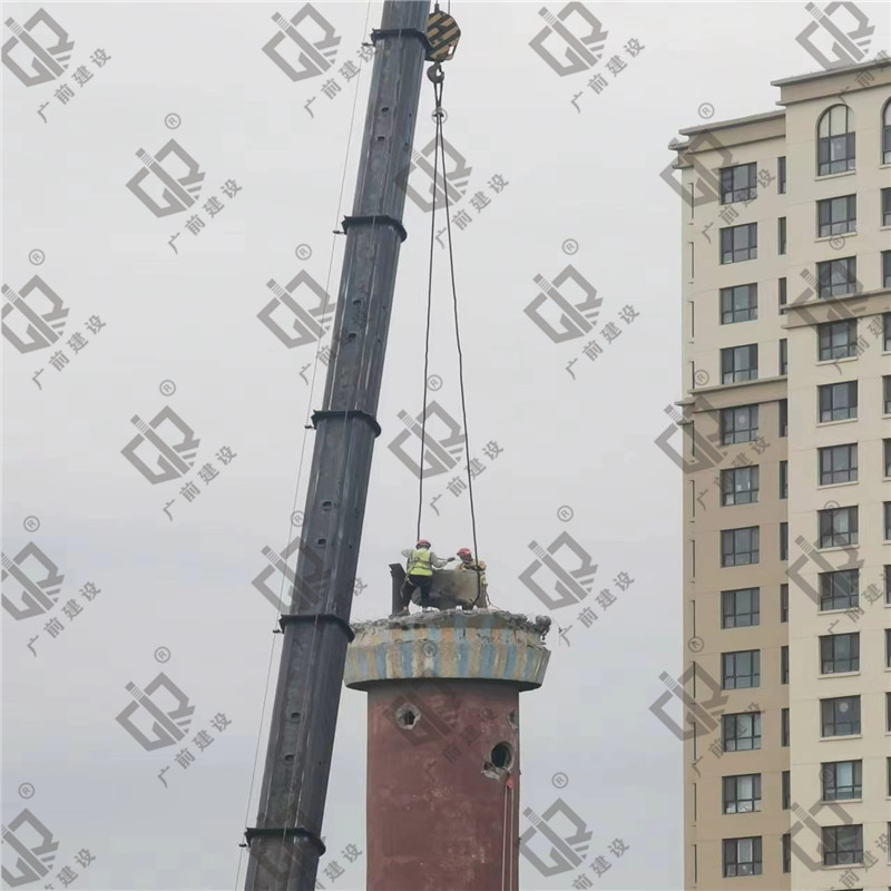 倒錐殼水塔拆除