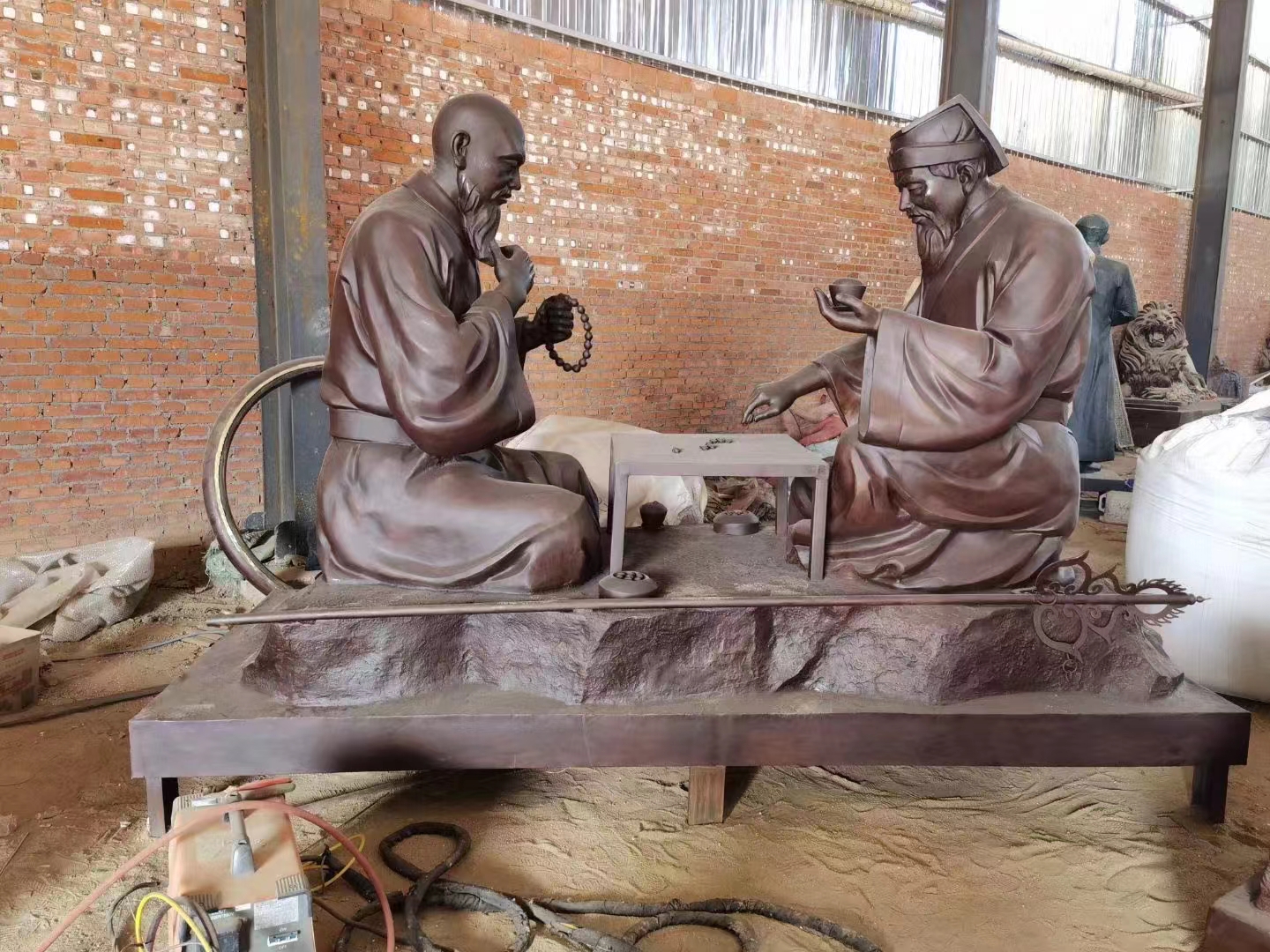 河北仿銅人物雕塑廠家批發(fā)-加工廠家-哪家好【曲陽縣通錦園林雕塑有限公司】