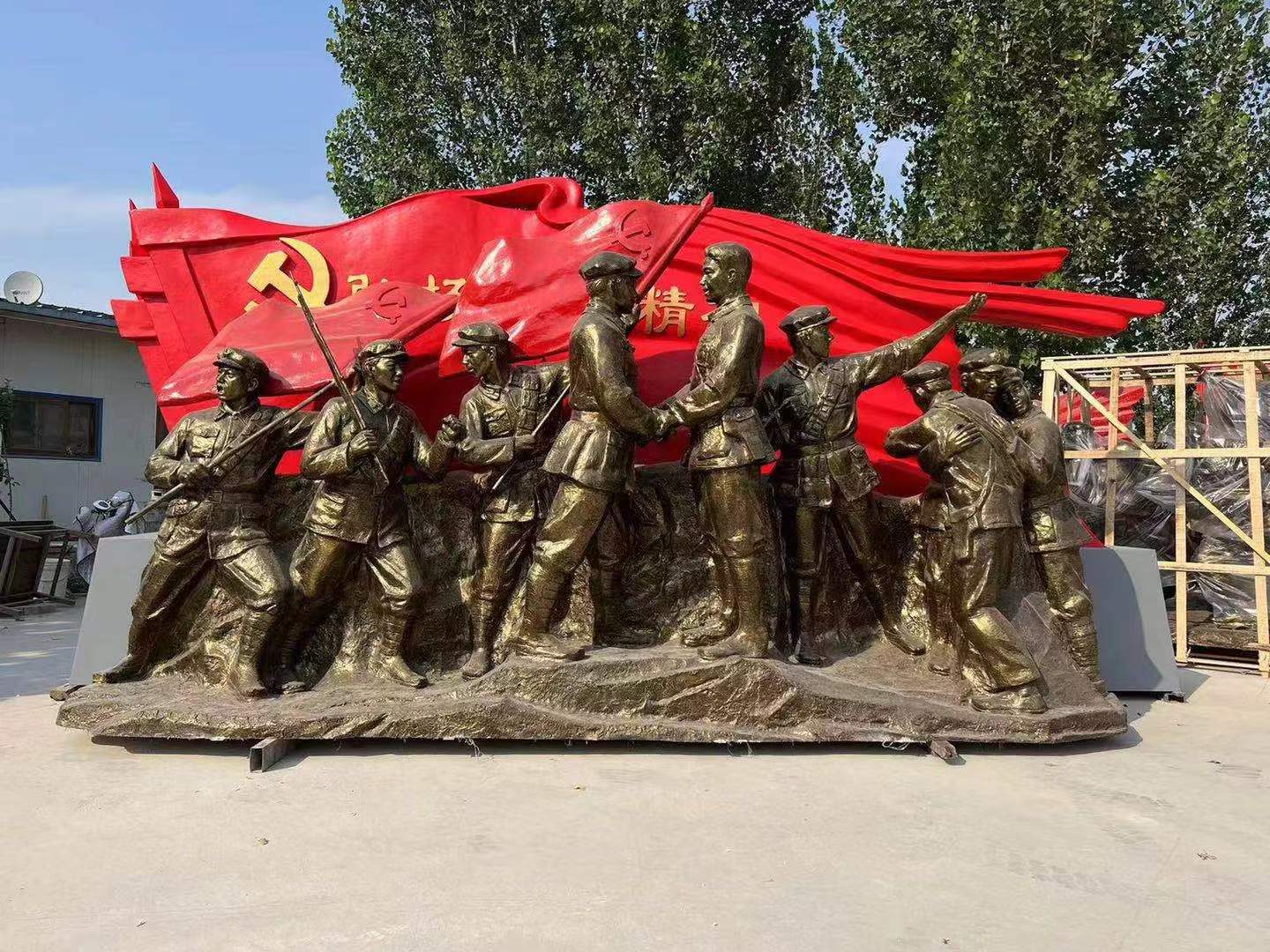 河北仿銅人物雕塑定制廠家-定制價(jià)格-多少錢(qián)【曲陽(yáng)縣通錦園林雕塑有限公司】