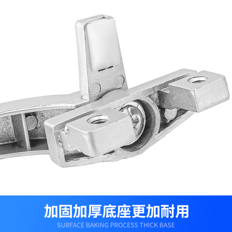 38型鋁合金窗戶把手外推窗平開彩鋁門窗拉手老式懸窗七字執(zhí)手鎖扣