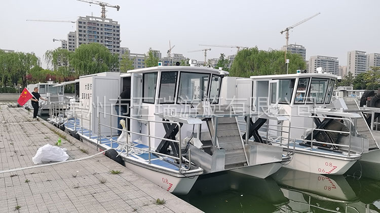 供應(yīng)五瑞藍(lán)藻船 清潔環(huán)保船 河道清理用船