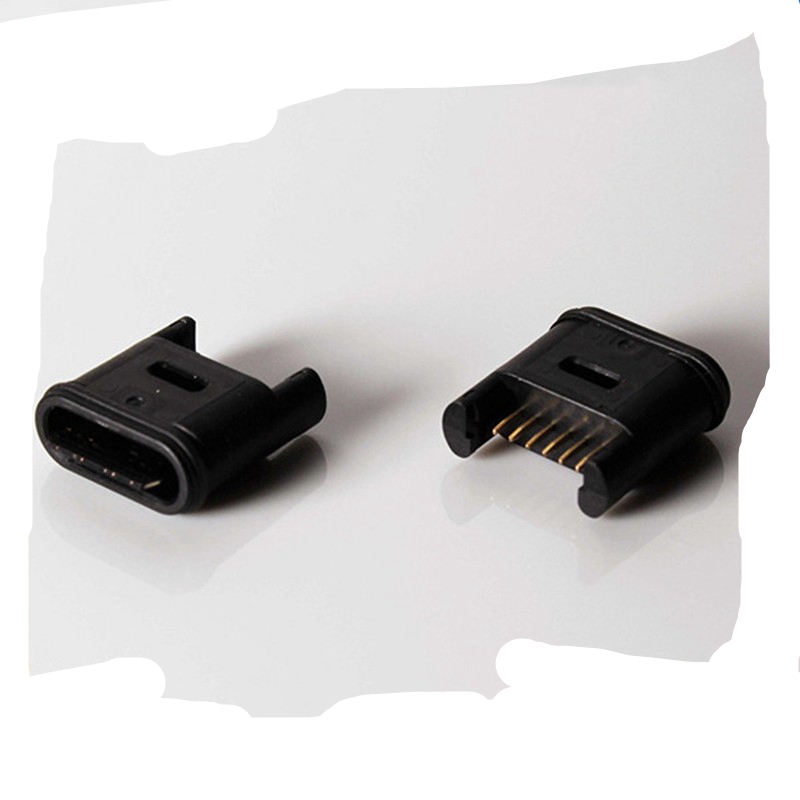6P TYPE C單充電母座 舌片外漏- IP54防水級別 充電USB3.1連接器
