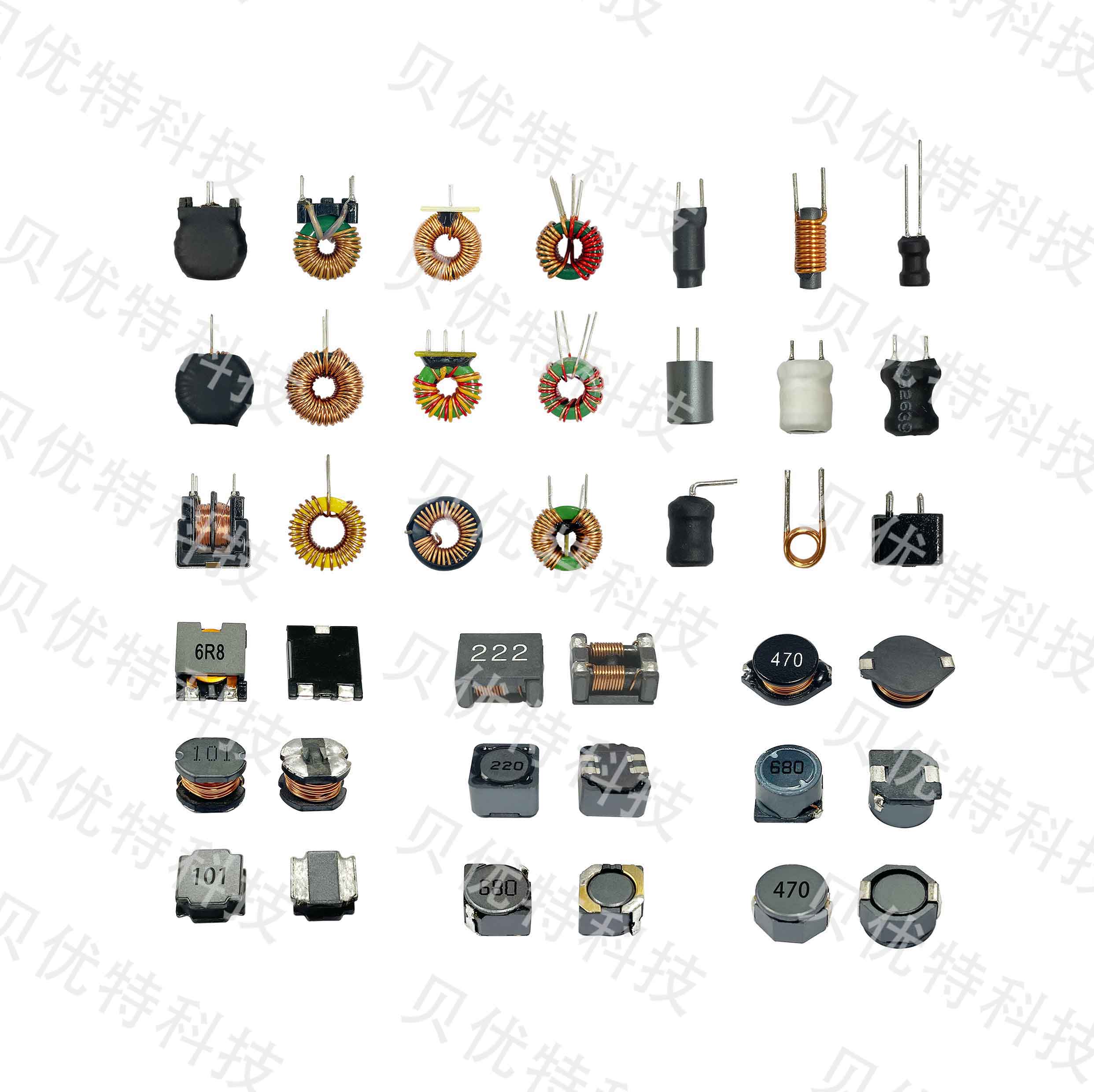 大電流壓模電感BWSL0806-680M一體成型電感?功率電感