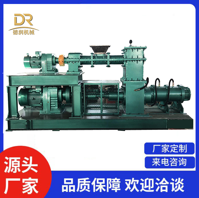 蜂窩陶瓷擠出機(jī)  不銹鋼連續(xù)擠出成型機(jī) 180型不銹鋼螺旋式真空擠出機(jī)