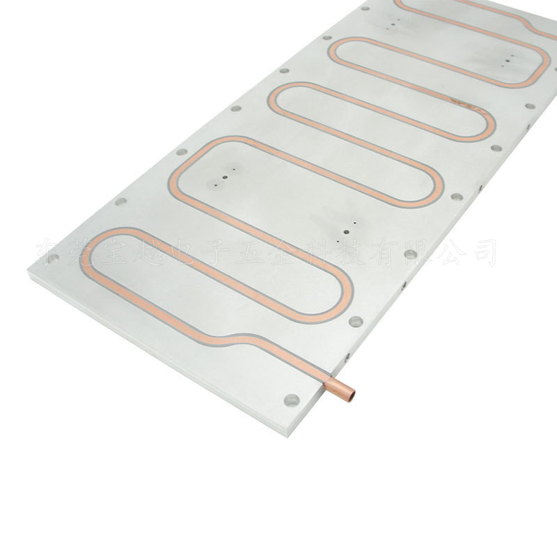 東莞廠家鋁合金水冷散熱板充電樁銅管水冷板igbt電池液冷板加工生產(chǎn)