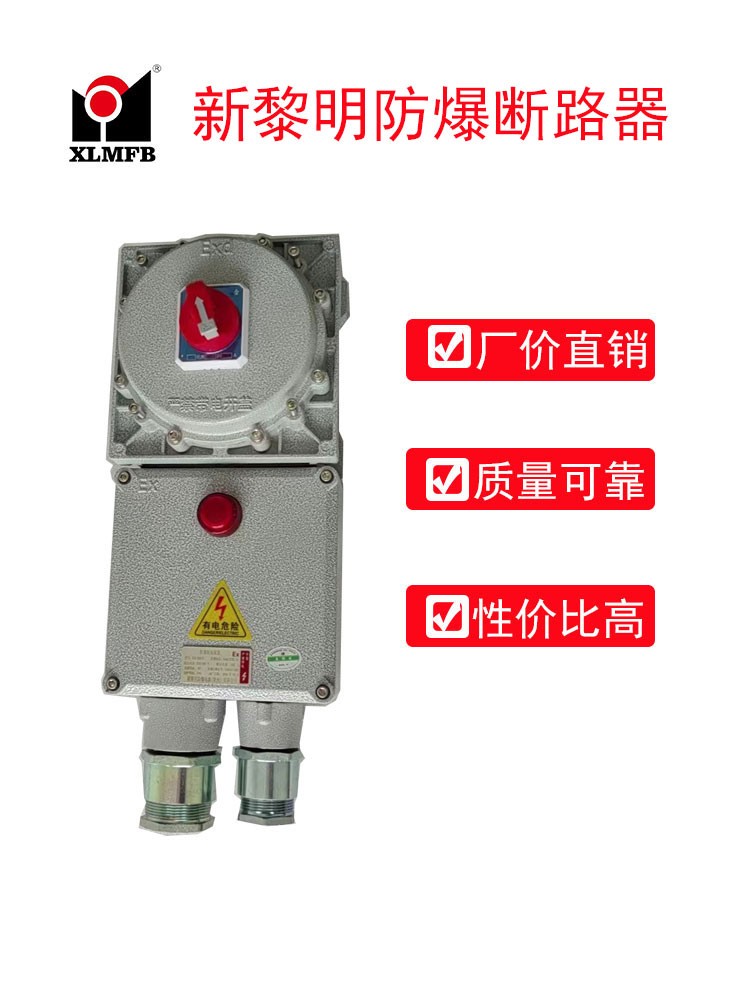 防爆斷路器IIB、IIC級BDZ52系列、有防爆證、新黎明廠家供銷
