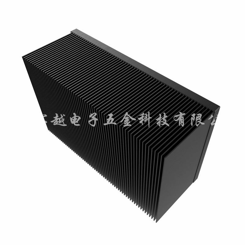 東莞廠家直銷銅鋁型材散熱器黑色鋁合金散熱片鋁型材散熱器鋁片散熱塊加工定制